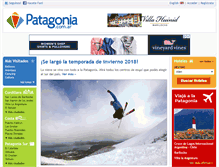 Tablet Screenshot of patagonia.com.ar